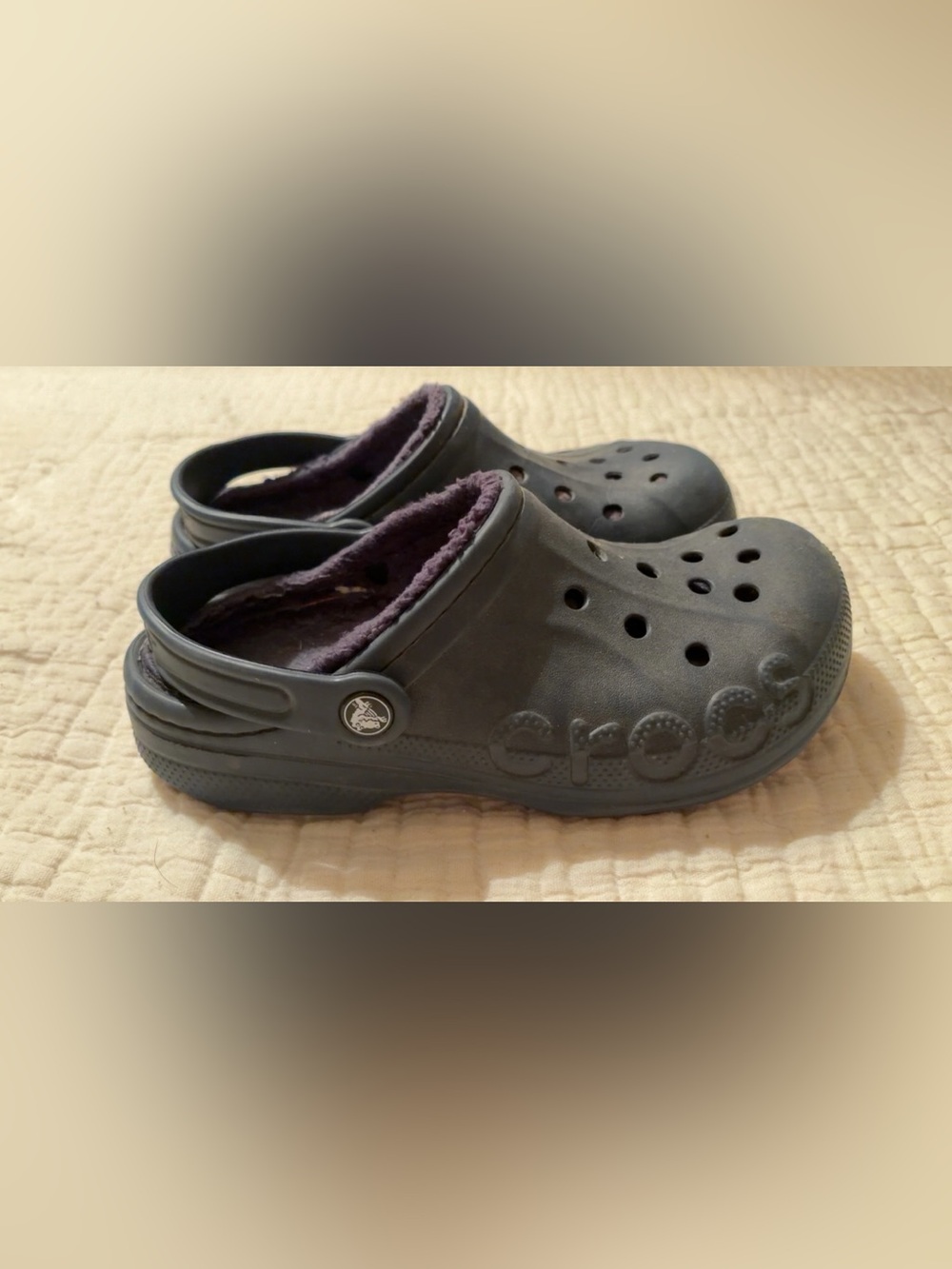 CROCS Black Slip-On Clog with Heel Strap